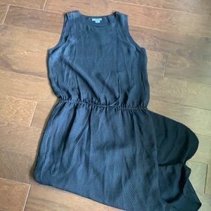 Vince Textures Silk Maxi Dress Large